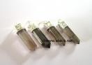 Smokey Quartz Cap Pencil Pendants